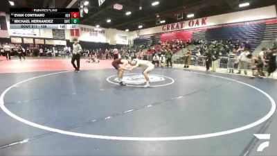 138 lbs Cons. Round 4 - Evan Contrano, Heritage vs Michael Hernandez, Santa Fe