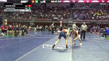 1A-126 lbs Champ. Round 2 - Cason Fitch, Colfax-Mingo vs Jaxson Page, Alta/Aurelia
