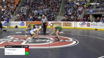 138 lbs Consi Of 4 - Ty Linsenbigler, Hempfield vs Nick Coy, Penn Trafford