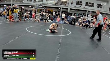 48 lbs Round 7 (8 Team) - Jordan Simone, PA Alliance vs Angelo Sanchez, Team Gotcha
