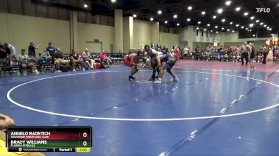 175 lbs Cons. Round 4 - Brady Williams, Florida Pitbulls vs Angelo Radetich, Crusader Wrestling Club