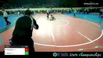 106 lbs 5th Place - Ramey Sanchez, Morris Wrestling Association vs Elizabeth Wann, Wilburton Takedown Club