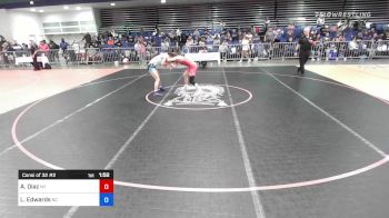 123 lbs Consi Of 32 #2 - Ashley Diaz, NY vs Leah Edwards, NC