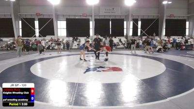 120 lbs Cons. Sub-semis - Juliette Ruiz, Knights Wrestling Club vs Sun-Yoon Karas, Psf Wrestling Academy