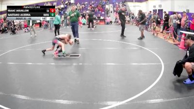 65 lbs Round 2 - Gaetano Acerra, Mighty Warriors Wrestling Acad vs Isaac Aguillon, C2X Academy