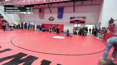 JH 102 lbs Cons. Round 5 - Mckenzie Huling, Lawton JH vs Brandis Jones, Westmoore JH