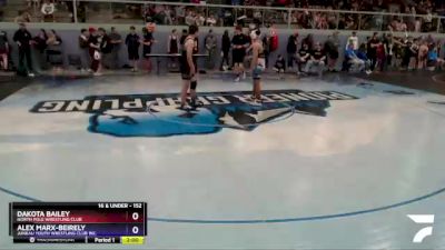 152 lbs Round 3 - Alex Marx-Beirely, Juneau Youth Wrestling Club Inc. vs Dakota Bailey, North Pole Wrestling Club