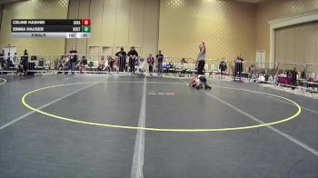 50 lbs Final - Celine Hashmi, Savage House WC vs Emma Hauser, Southwest Stallions WC