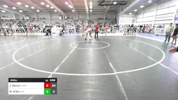 100 lbs Rr Rnd 1 - Jake Benyo, Mat Assassins Black vs Weston Killar, Grit Mat Club Blue