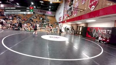 150 lbs Cons. Round 3 - Calvin Green, Star Valley vs Trace Blajszczak, Natrona County