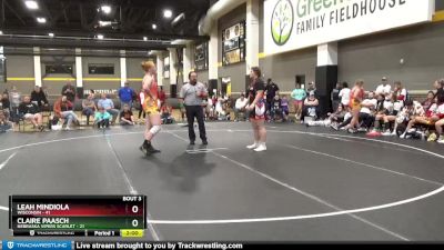 235 lbs Placement (4 Team) - Claire Paasch, Nebraska Vipers Scarlet vs Leah Mindiola, Wisconsin