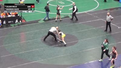 119 lbs Consi Of 8 #2 - Lillian Mills, Norwin vs Madison Hultz, City Of Pittsburgh