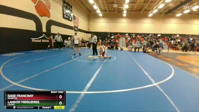 150F Round 1 - Gage Francway, Riverton vs Landon Middlemiss, Laurel