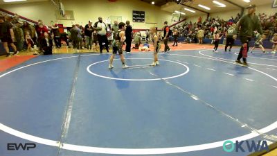 64 lbs Consi Of 4 - Ace Bogart, Dark Cloud Wrestling Club vs Beckett Morgan, Hilldale Youth Wrestling Club