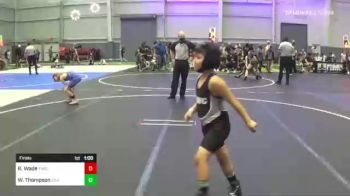 66 lbs Final - Riley Wade, Timber Town Wrestling Academy vs West Thompson, Silver State