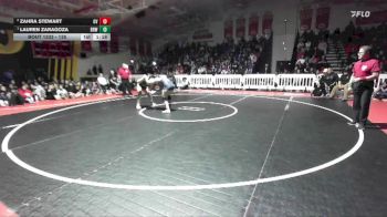 135 lbs 1st Place Match - Lauren Zaragoza, Brawley vs Zahra Stewart, Orange Vista