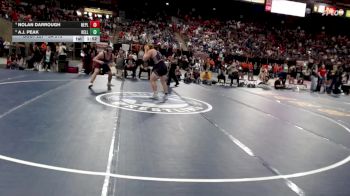 3A 215 lbs Quarterfinal - A.j. Peak, Kellogg vs Nolan Darrough, New Plymouth