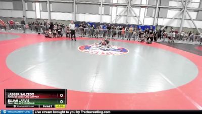 77 lbs 1st Place Match - Elijah Jarvis, Team Real Life Wrestling vs Jaeger Salcedo, Punisher Wrestling Company