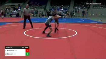 92 lbs Prelims - Christopher Burchett, Checotah Matcats vs Zayden Sipperly, Blue T Panthers