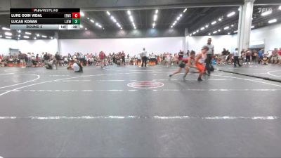 112 lbs Round 2 - Luke Odin Vidal, Eagle Empire Wrestling Club vs Lucas Koran, Lassiter Jr Trojans Wrestling