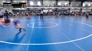 Silver 165 lbs Champ. Round 2 - Logan Straub, North Iowa Area Community College vs Isaac Barba, Joliet Junior College