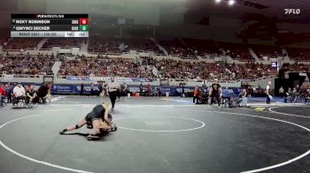 120-D2 Cons. Round 2 - Roxy Robinson, Crismon vs Qwynci Decker, Show Low High School