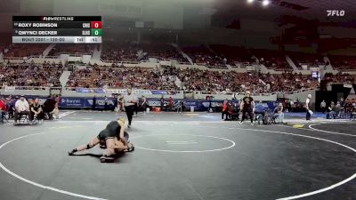 120-D2 Cons. Round 2 - Roxy Robinson, Crismon vs Qwynci Decker, Show Low High School