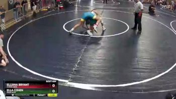 117 lbs Semifinal - Elliana Bryant, Clovis High vs Ella Cohen, Palo Alto