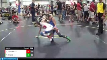 82 lbs Finals (8 Team) - Fernando Jimeno, Untouchables White vs Owen Thomas, American Gladiators-Red