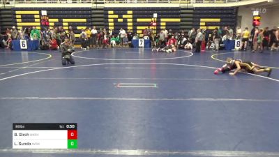 80 lbs Consy 2 - Brody Girch, Warhawks vs Luca Sundo, Avonworth