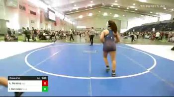 130 lbs Consi Of 4 - Isabella Marie Gonzales, Fearless vs Amber Perkins, Silver State