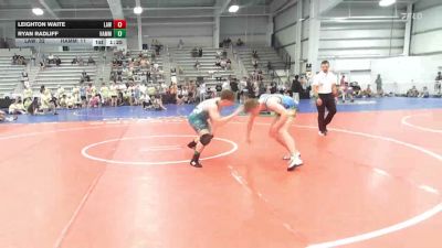 160 lbs Rr Rnd 3 - Leighton Waite, LAW Red - HSB vs Ryan Radliff, Hammer Wrestling Club - HSB