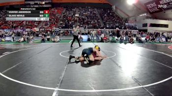6A 126 lbs Semifinal - Hunter Anderson, Rigby vs Blake Nevils, Meridian