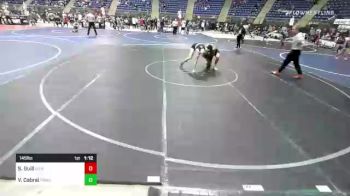 145 lbs Quarterfinal - Shane Guill, Unattached vs Vincent Cabral, Pomona Elite