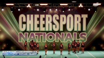 Power Athletics - Maryland - Velocity [2026 L2 Youth - Small - A Day 2] 2026 CHEERSPORT National All Star Cheerleading Championship