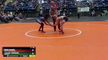 3 - 113 lbs Cons. Semi - Evan Sanati, Brentsville District vs Tomari Johnson, Phoebus