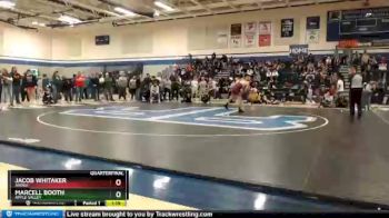 160 lbs Quarterfinal - Jacob Whitaker, Anoka vs Marcell Booth, Apple Valley