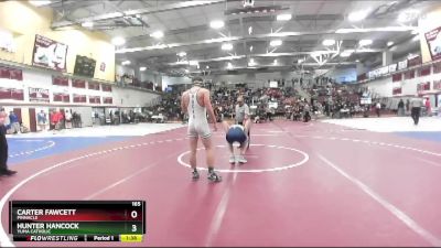 165 lbs Semifinal - Hunter Hancock, Yuma Catholic vs Carter Fawcett, Pinnacle