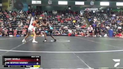 87 lbs 1st Place Match - Manny Novelli, AK vs Amir Newman-Winfrey, IA