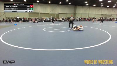 100 lbs Rr Rnd 3 - Charlie Flanery, Warrior Up 14U vs Brison Romero, Northern Colorado 14U