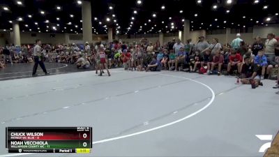 55 lbs Round 2 (6 Team) - Noah Vecchiola, Williamson County WC vs Chuck Wilson, Patriot WC Blue