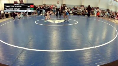 46-49 lbs Semifinal - Macklyn Motley, Warmup Gang Wrestling Club vs Tanzleigh Gordon, Forest Wrestling Club