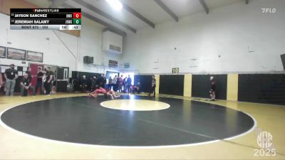 100 lbs Cons. Round 3 - Jayson Sanchez, Delta Wrestling Club vs Jeremiah Salamy, Jr. Eagles Wrestling Club