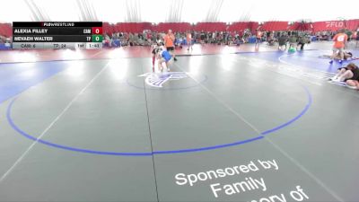 126 lbs Round 2 (10 Team) - Alexia Filley, Cameron vs Nevaeh Walter, Reedsburg