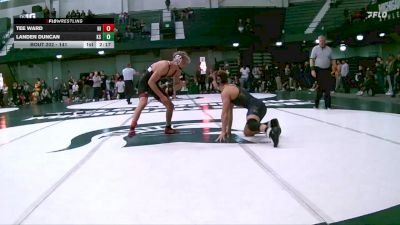 141 lbs Cons. Round 3 - Tee Ward, Northern Illinois vs Landen Duncan, Kent State