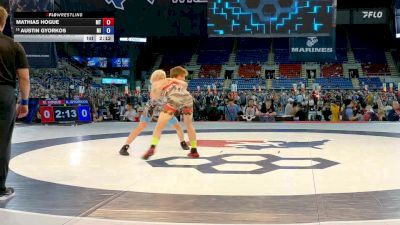 144 lbs Cons. Sub-rd Of 32 - Mathias Hogue, MT vs Austin Gyorkos, MI