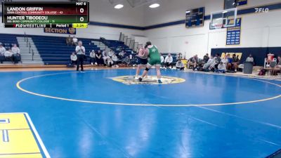 285 lbs Round 5 (6 Team) - Landon Griffin, Iowa Central Community College vs Hunter Tibodeou, Big Bend Community College