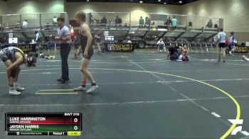 130 lbs Quarterfinal - Luke Harrington, Gabriel Richard vs Jayden Harris, Indiana Outlaws