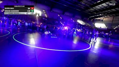 105-109.6 Cons. Round 1 - Olivia Hall, Sanderson Wrestling Academy vs Gracie Gardiner, 4A - Uintah Wrestling