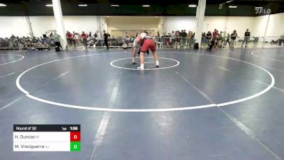 285 lbs Round Of 32 - Hadrian Duncan, RI vs Mateo Vinciguerra, NJ